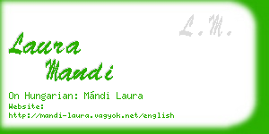 laura mandi business card